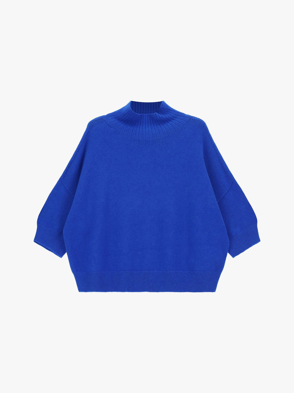 Maglione a collo alto con maniche 3/4