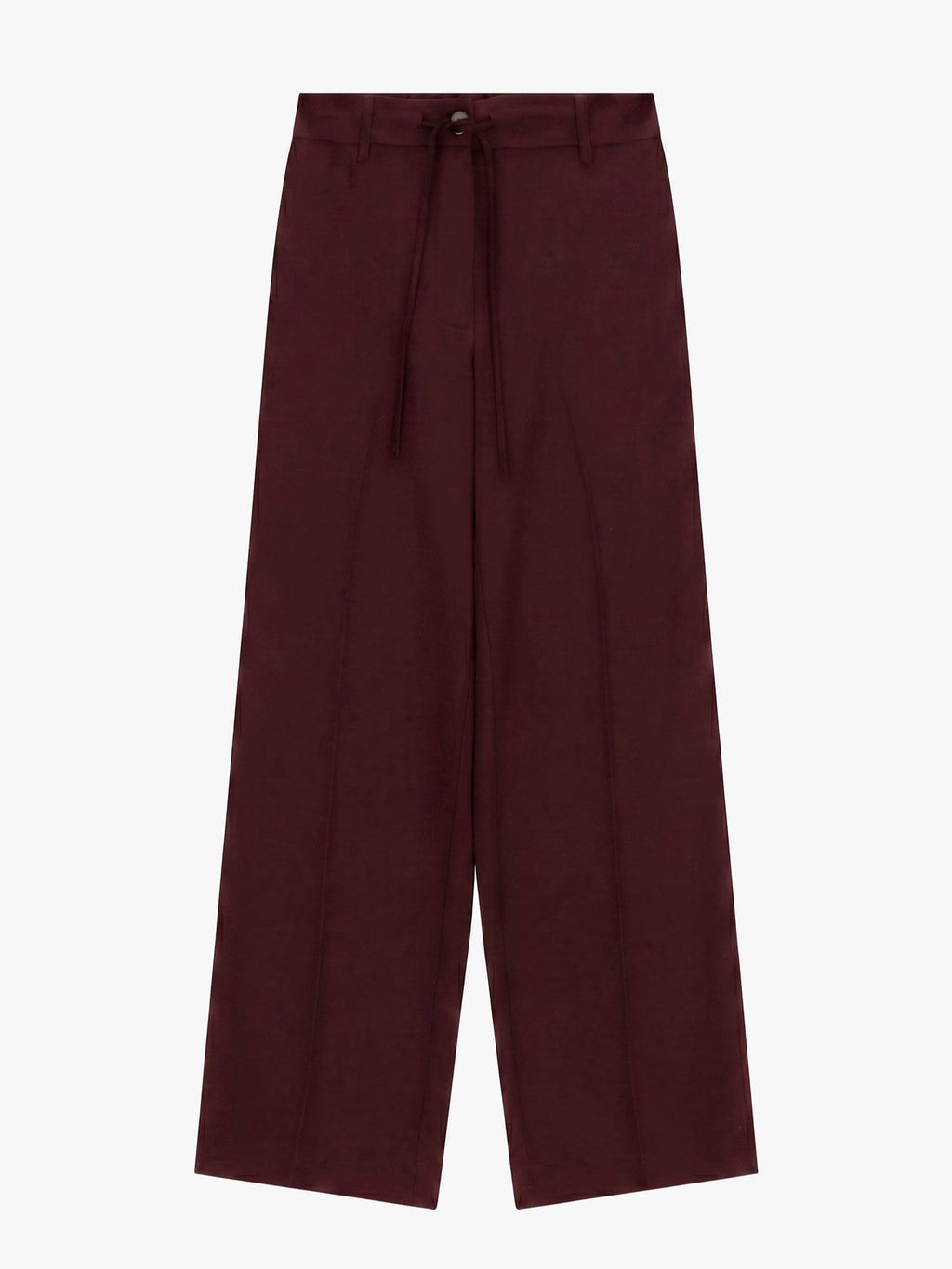 Pantaloni palazzo vita alta con coulisse