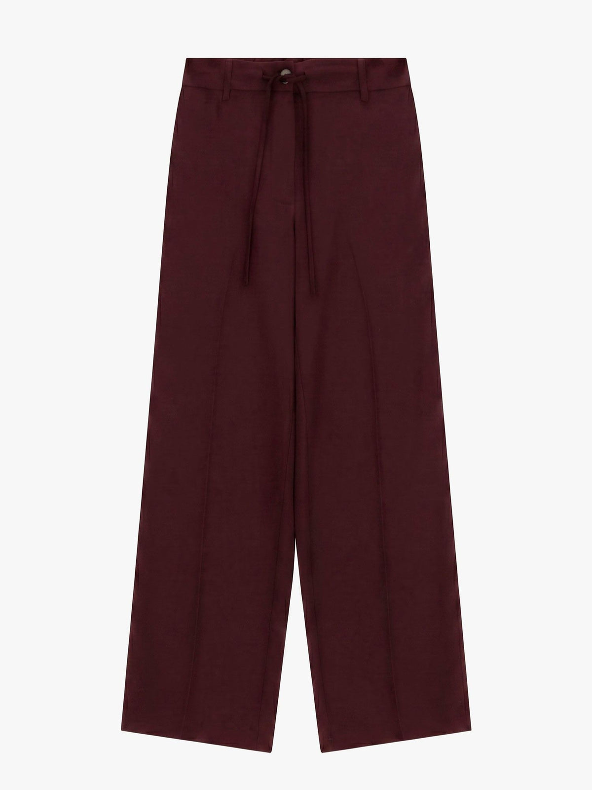 Pantaloni palazzo vita alta con coulisse
