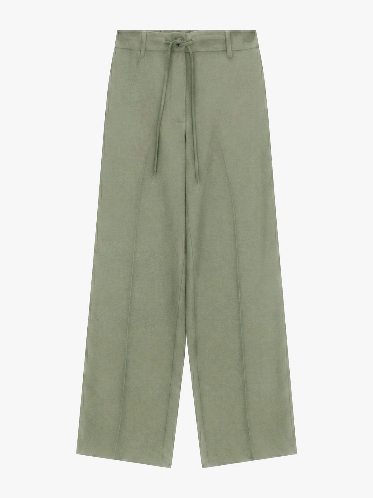 Pantaloni palazzo vita alta con coulisse
