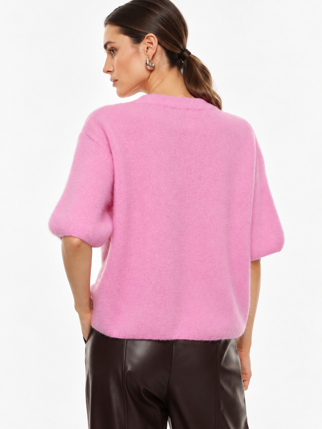 Maglione pullover a maniche al gomito