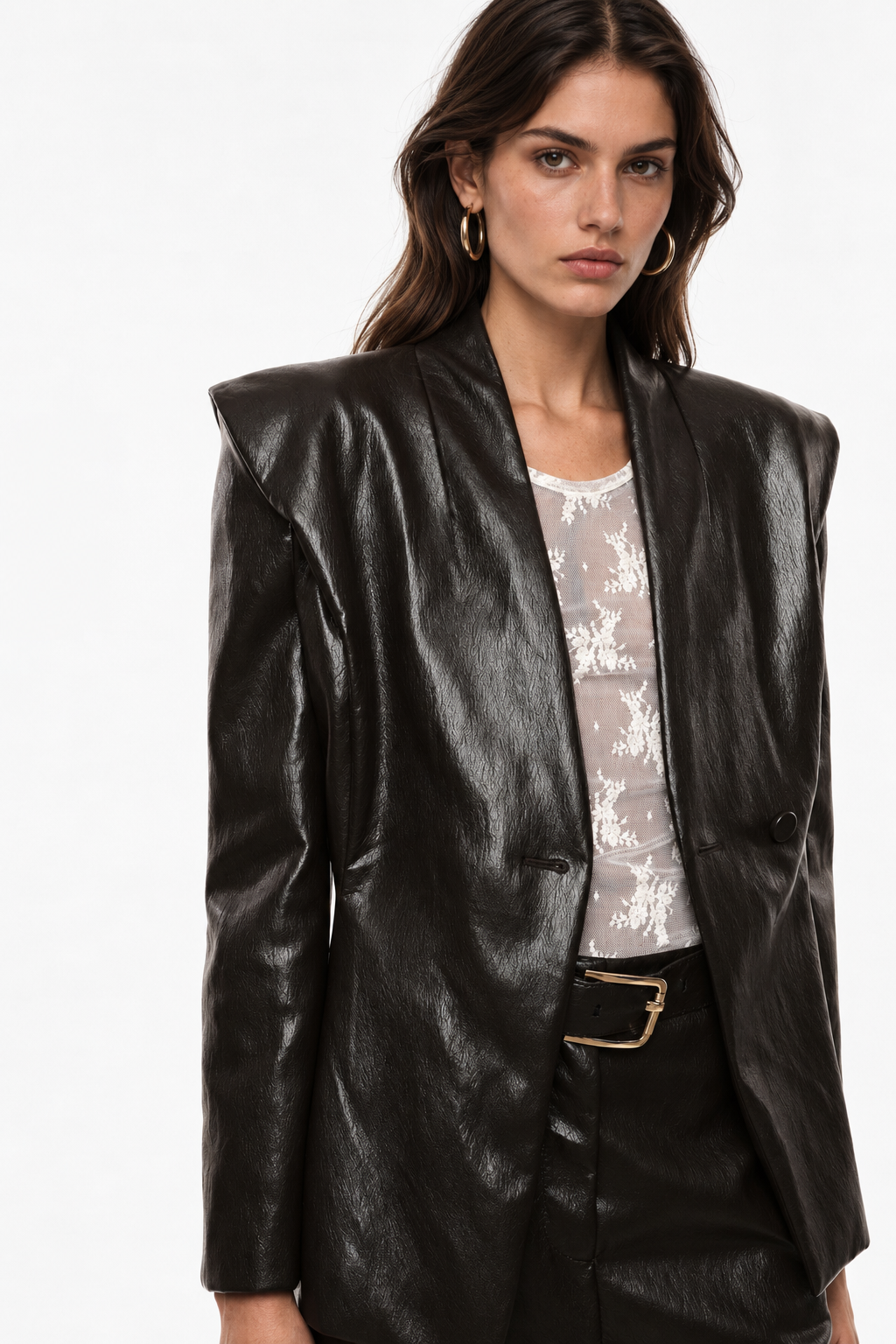 Giacca in stile blazer con spalle strutturate